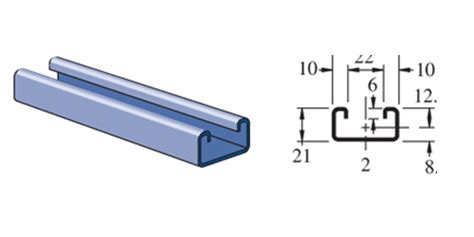 41 x 21 unistrut|21x41 unistrut.